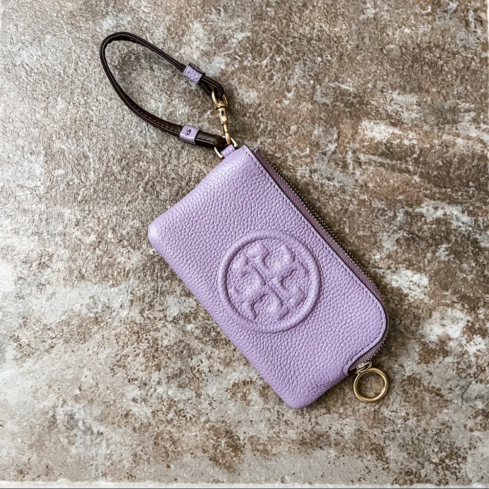 Tory Burch Perry Colorblock Leather Card Case